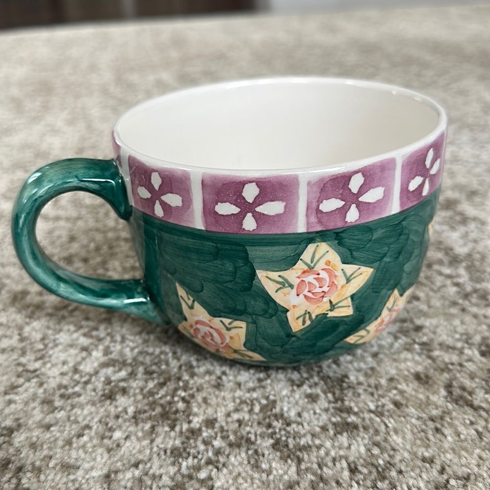 Dolce Vida Large Hand Painted Mug